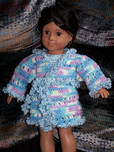 American Girl / 18 inch Doll Cardigan or Robe photo 2