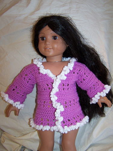 American Girl / 18 inch Doll Cardigan or Robe photo 4