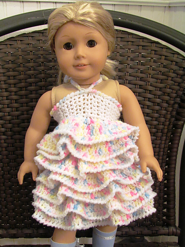 Party Dress /Blouse fits American Girl photo 5