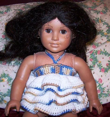 Party Dress /Blouse fits American Girl photo 2