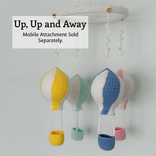 If you would like to turn your balloons into a stunning mobile that will become a talking point of any nursery decor scheme, the mobile attachment can be purchased seperatly and allows you to swap balloons throughout the year. 