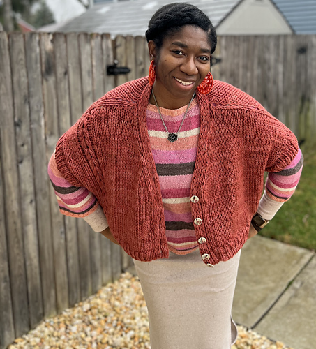 トップス 23AW stein / OBLIQUE PATTERNED CARDIGAN Ravelry: Stick Together Cardi pattern by Jessica Antonio