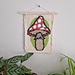 Whimsical Crochet Mushroom Tapestry pattern 