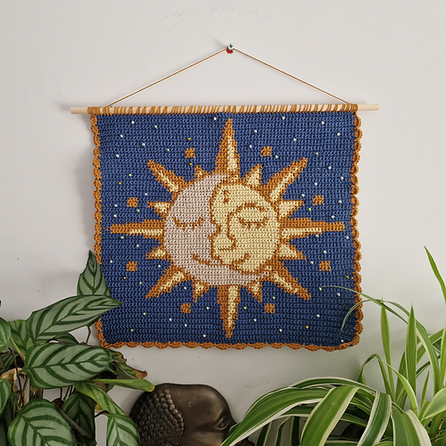 Sun and Moon Tapestry