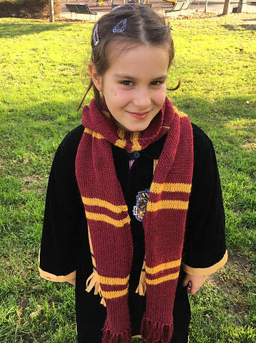 Harry Potter Gryffindor Skjerf - Fluffy Knits