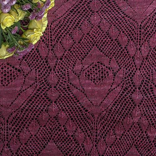 Amongst the Roses Shawl