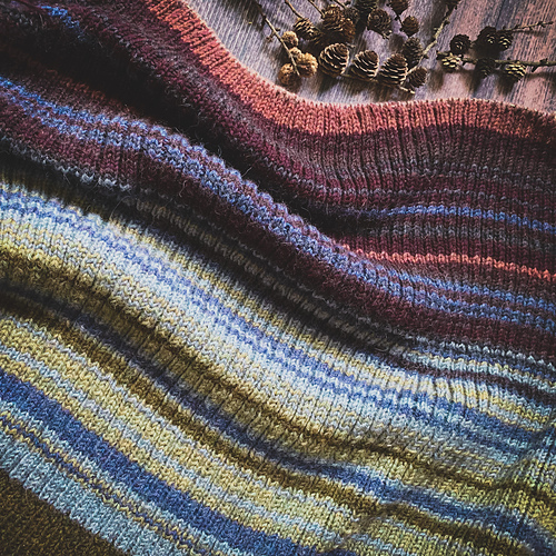 Ribbed temperature blanket or scarf photo 6