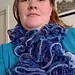 Leafy Loomed Ruffle Scarf pattern 