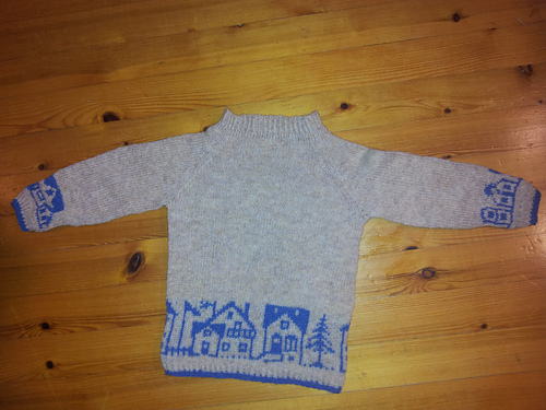 Liten bygenser med raglanfelling - gimmeline