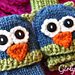 Smitten Mittens Fingerless Owl & Cat Mittens pattern 