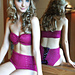 Glamour Girl Bandeau and High-Waisted Panty Set pattern 