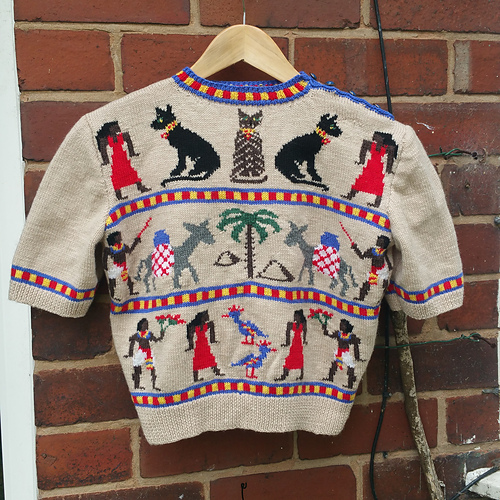 Ravelry Egyptian Fair Isle Jumper pattern by Weldons