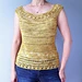 Arianne - floral lace yoke shell pattern 