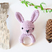 Hase Beißring & Rassel pattern 