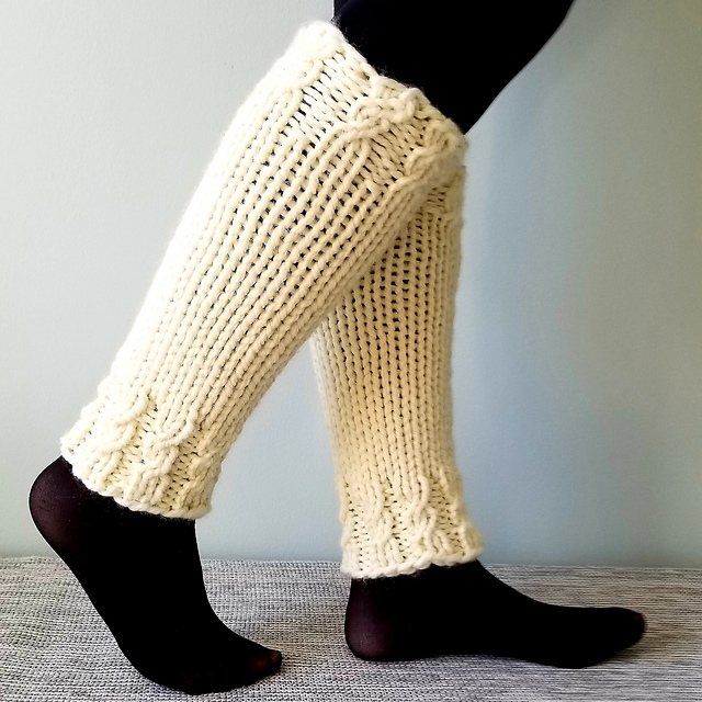 Cozy Cable Legwarmers