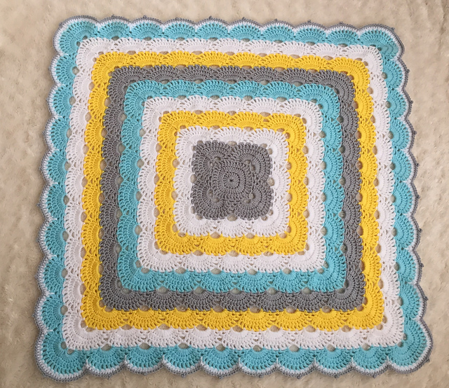 Ravelry grandmasuzibobs' Virus baby/lap blanket