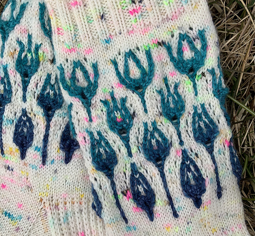 På norsk: Crocus Blomster Sokker - Liz Harris