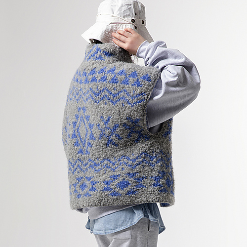 Vinter Chunky Jakke - grey level knitter