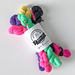 Neon Night's "Happy Hour Mini Set" extrafine merino / nylon superwash sock yarn mini skeins