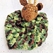 Deer Head Lovey Rattle pattern 