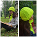 Cheerful chartreuse hat pattern 
