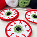 Eyeball Coaster pattern 