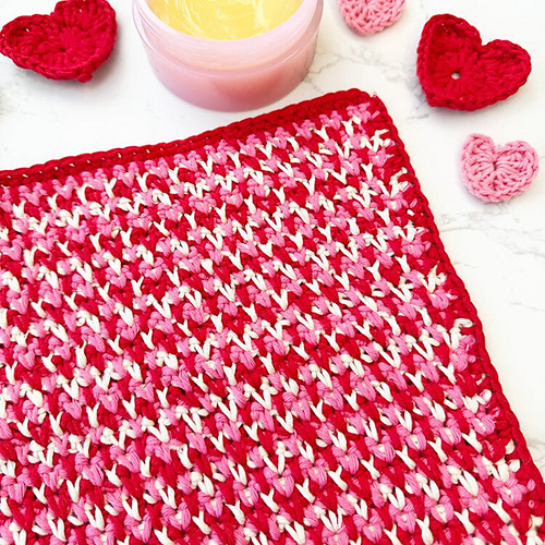 Spike Stitch Dishcloth