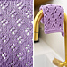 Sweet Violets Lace Dishcloth pattern