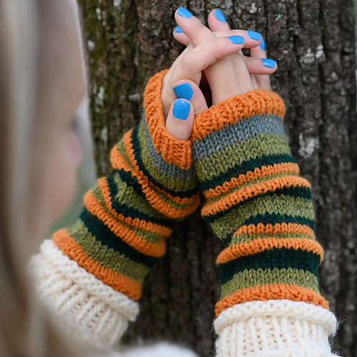 Coraline Wrist Warmers - Louise Bollanos