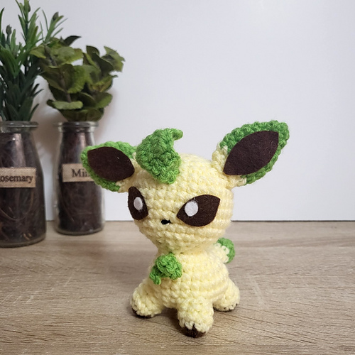 Leafeon amigurumi - Isl Han