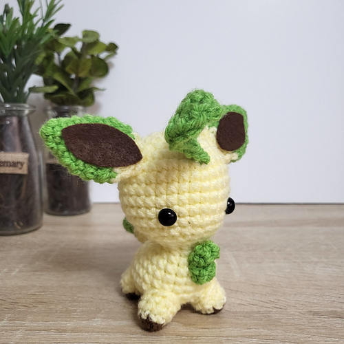 Leafeon amigurumi - Isl Han