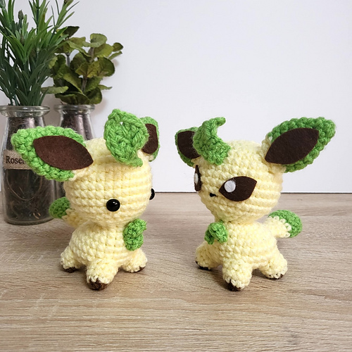 Leafeon amigurumi - Isl Han