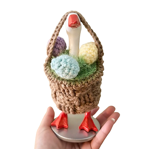 Easter Basket Desk Goose Outfit