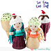 Ice Cream Cone Doll pattern 