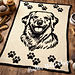 Golden Retriever Blanket pattern