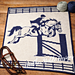 Equestrian Jumper Blanket pattern