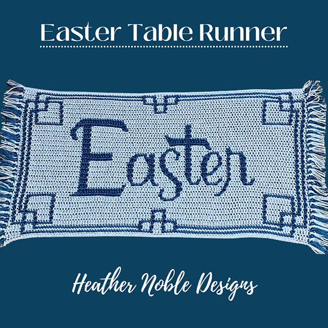 Ravelry Easter Table Runner pattern by Heather Noble