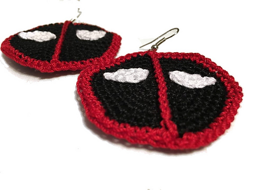 DeadPool Inspired Earrings photo 1
