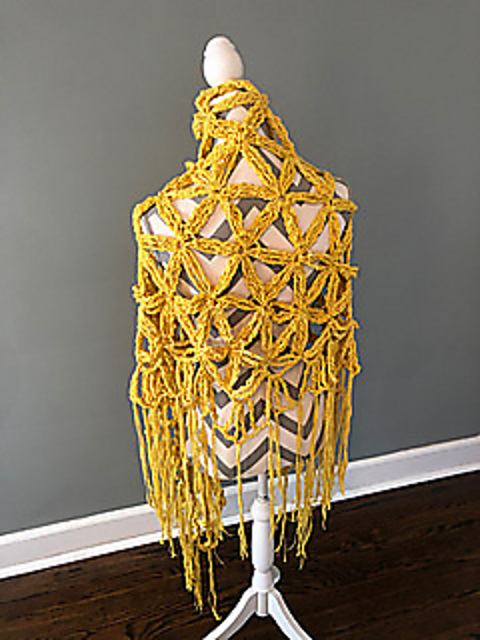 Top Down Flower of Life Shawl