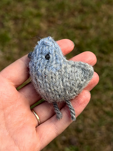 little pigeon mały gołąb knitting