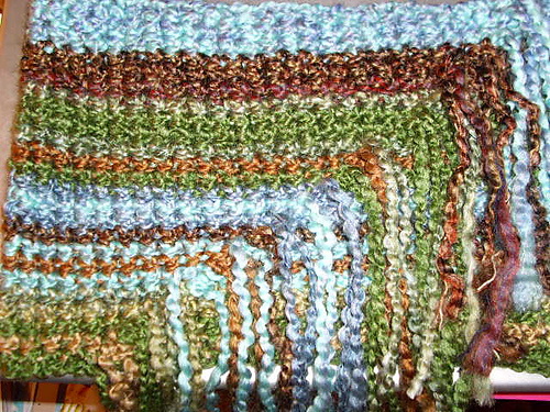 Diagonal Fringed Neckwarmer photo 3