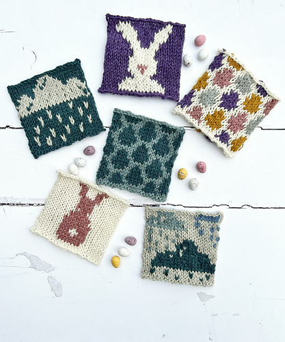 Ravelry: April Knit blocks pattern by Needle and Feather
