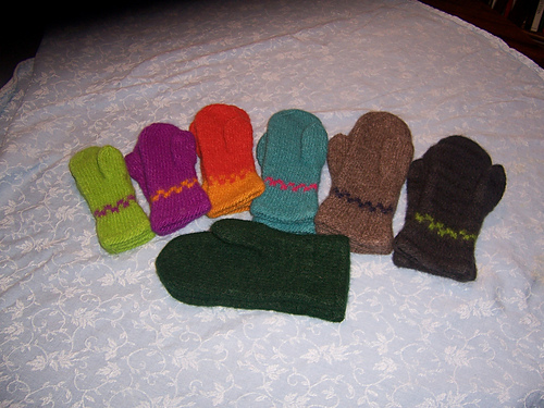 Norske Fisherman’s Votter - heritageknit