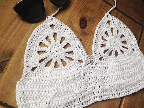 Flower Crop Top photo 2