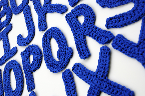 Ravelry: Uppercase Alphabet Crochet Motifs pattern by Jenny R. Brown