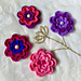 Crochet flower pattern