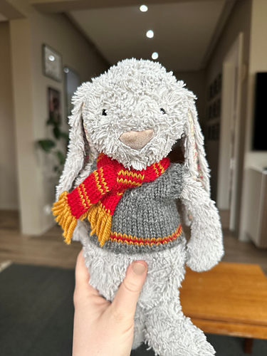 Harry Potter Vest og Skjerf til Jellycat - Hilda Björk Jónasdótir