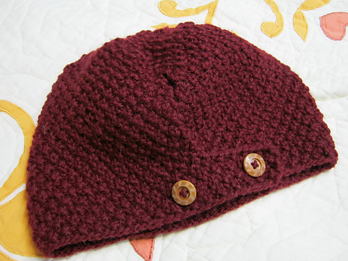 p.23 Seed Stitch Cap かのこ編みのキャップ 다른 모습 1