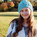 Diagonal Waffle Beanie pattern 