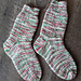 Everyday Holly Socks pattern 
